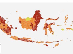 Zona Merah Corona Masih Tinggi, DKI Jakarta dan Tangsel Pindah ke Oranye