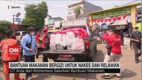 VIDEO: Bantuan Makanan Bergizi Untuk Nakes Dan Relawan