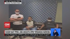 VIDEO: Dugem Saat PPKM, Lima Anggota DPRD Tersangka Narkoba