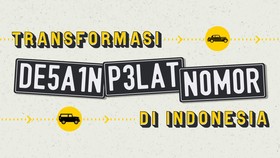 INFOGRAFIS: Transformasi Desain Pelat Nomor di Indonesia