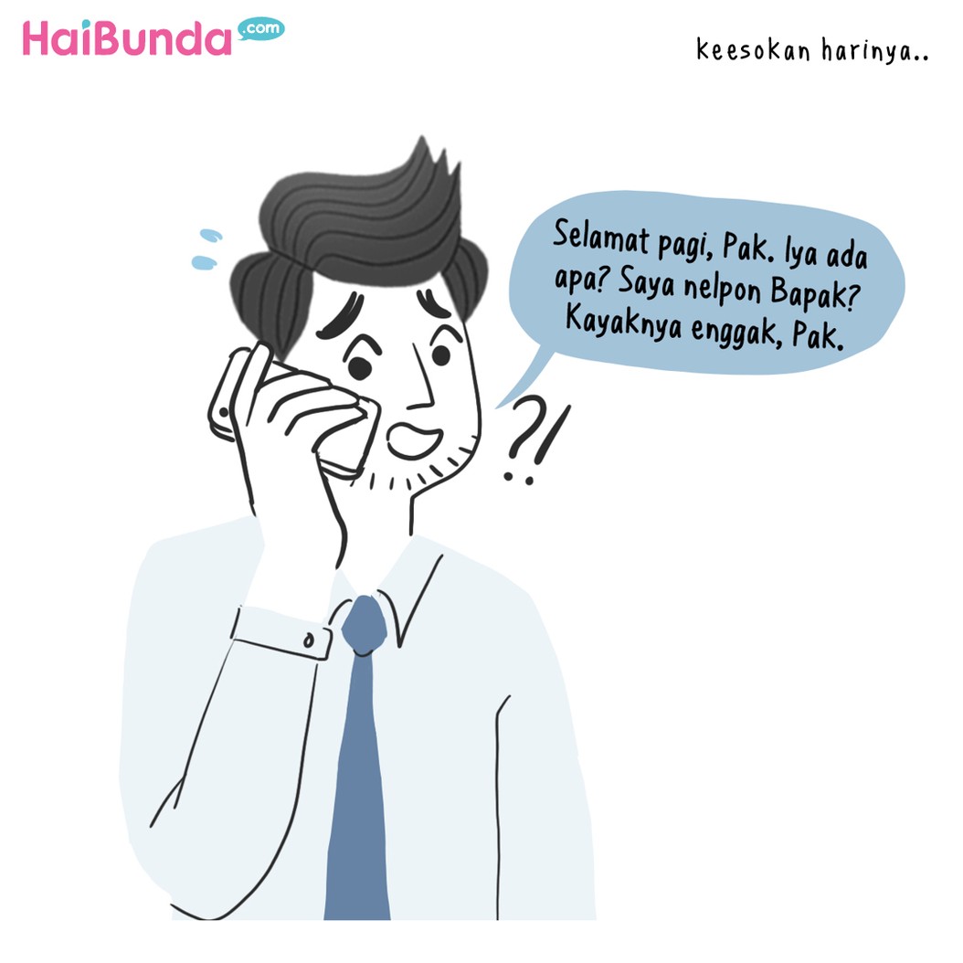 Komik HaiBunda Misteri Telepon Gelap dari HP Ayah