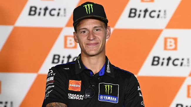 Juara dunia MotoGP 2021, Fabio Quartararo harus mengontrol nafsu makan karena terlalu banyak makan nasi dan ayam di Mandalika.