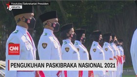 VIDEO: Pengukuhan Paskibraka Nasional 2021
