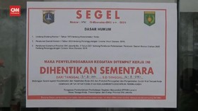 VIDEO: Masih Terapkan WFO, Kantor Non Esensial Disegel