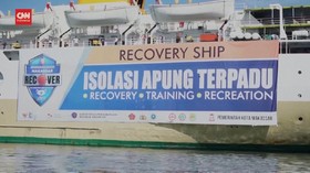 VIDEO: Kapal Feri di Makassar Jadi Pusat Isolasi Covid-19