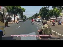 Praka AMT, Pemotor yang Halangi Ambulans Bawa Bayi Kritis Ditahan!