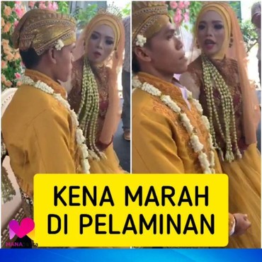 Pengantin Wanita Marahi Suami di Atas Pelaminan, Begini Reaksi Tamu Undangan