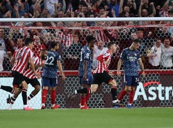 Arsenal Tertinggal dari Brentford di Babak I