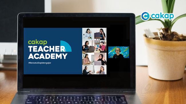 Pelopor platform pembelajaran online Cakap meluncurkan program pelatihan mengajar melalui platform daring Cakap Teacher Academy pada Kamis (12/8).