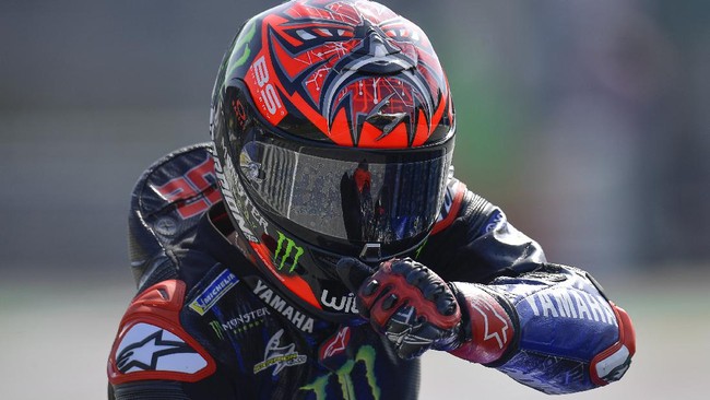 FP2 MotoGP Inggris 2021Fabio Quartararo mencatatkan waktu terbaik di sesi latihan bebas kedua (FP2) MotoGP Inggris 2021.
