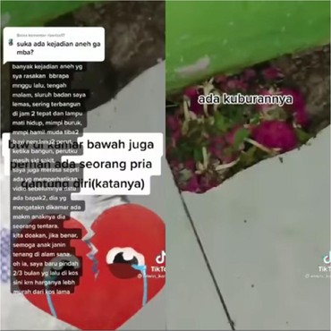 Alami Kejadian Mistis, Wanita Ini Kaget Temukan Makam di Kamar Kos