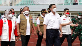Tinjau Vaksinasi di Bogor, Ganip Minta Warga Patuhi Prokes