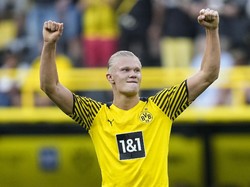 Mantap! Erling Haaland Jadi Penyerang Terbaik Liga Champions 2020/21