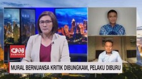 VIDEO: Heboh Mural Jokowi, Pelaku Diburu Polisi