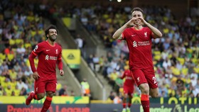 Jota Bawa Liverpool Unggul atas Norwich di Babak Pertama