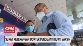 VIDEO: Surat Keterangan Dokter Pengganti Bukti Vaksin