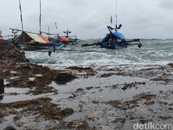 Warga-Nelayan Cianjur Selatan Diminta Waspada Potensi Gelombang Tinggi