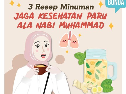 Resep ala Nabi Muhammad: 3 Minuman Sehat Buat Jaga Kesehatan Paru