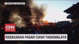 VIDEO: Kebakaran Pasar Ciawi Tasikmalaya dan Warung Buncit