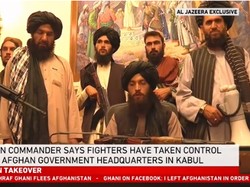 Momen Taliban Duduki Istana Kepresidenan di Kabul