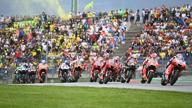 Live streaming MotoGP Austria 2022 bisa disaksikan melalui CNNIndonesia.com pada Minggu (21/8) malam.