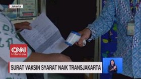 VIDEO: Naik TransJ Harus Tunjukkan Sertifikat Vaksin