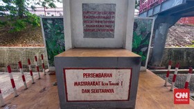 Tugu Perang di Palembang Terlindas Roda-roda Pembangunan