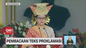 VIDEO: Berbusana Adat Minang, Puan Bacakan Teks Proklamasi