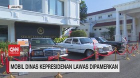 VIDEO: Mobil Dinas Kepresidenan Lawas Dipamerkan