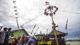 FOTO: Meriah Lomba 17-an di Tengah Pandemi Covid-19