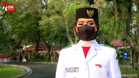 VIDEO: Pengakuan Ardelia, Pembawa Baki Bendera Merah Putih