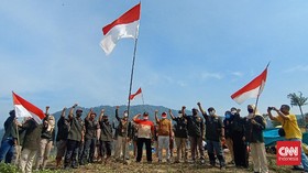 Ribuan Pendaki Padati Gunung Bawakaraeng Jelang HUT ke-77 RI