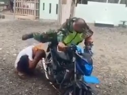 Viral Paksa Warga Tempelkan Kuping ke Knalpot, Oknum TNI Ditahan