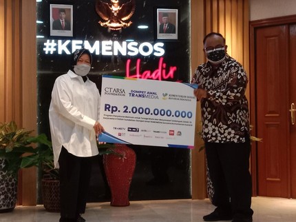 CT ARSA Foundation Salurkan 80 Ribu Paket Makanan untuk Warga Melalui Kemensos