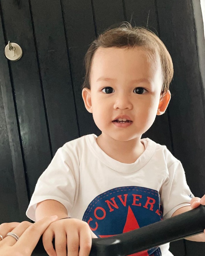 Dari pernikahan sebelumnya dengan Zikri Daulay, Henny Rahman memiliki 1 anak yang bernama Zayn El Barack Daulay. Saat ini, Zayn baru berusia 2 tahun. (Foto keluarga artis/instagram.com/ hennyyrahman)
