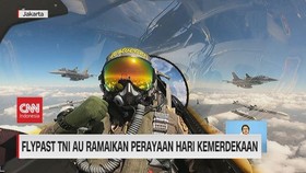 VIDEO: Flypast TNI AU Ramaikan Perayaan Hari Kemerdekaan