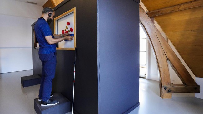 FOTO: Pameran Seni untuk Tunanetra di Museum Utrecht