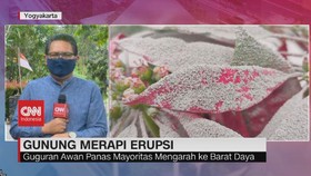 VIDEO: Gunung Merapi Erupsi