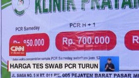 VIDEO: Harga Tes Swab PCR Turun