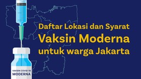 INFOGRAFIS: Daftar Lokasi-Syarat Warga Jakarta Vaksin Moderna