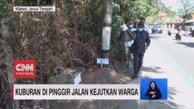 VIDEO: Kuburan di Pinggir Jalan Kejutkan Warga