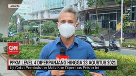 VIDEO: PPKM Level 4 Diperpanjang Hingga 23 Agustus 2021