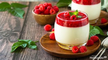 RESEP RASPBERRY PUDING DAN FRUIT IN JELLY