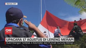 VIDEO: Upacara 17 Agustus di Lereng Merapi