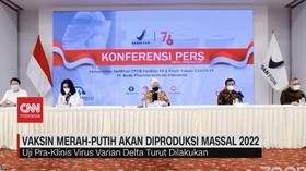 VIDEO: Vaksin Merah-Putih Akan Diproduksi Massal 2022