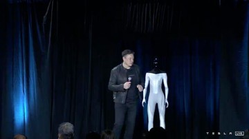 Elon Musk mengatakan Tesla akan membangun prototipe robot humanoid tahun depan. (Dok: Tesla)