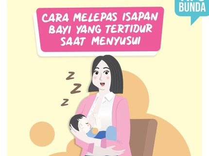 3 Cara Melepas Isapan Bayi yang Tertidur Saat Menyusui