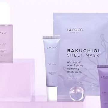 4 Produk Terbaru Lacoco Bakuchiol Series, Kemasan Berwarna Lilac Super Gemas!