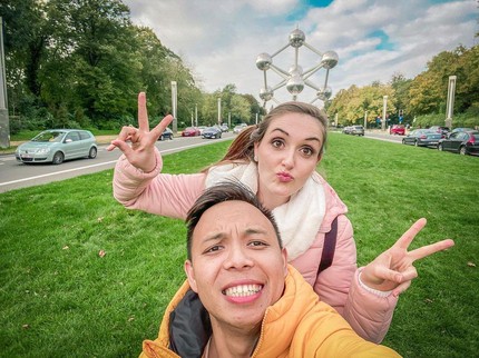 Intip 7 Potret Bahagia Pasangan Bule Belgia yang Dinikahi Supir Angkot Bandung