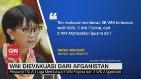 VIDEO: WNI Dievakuasi dari Afganistan